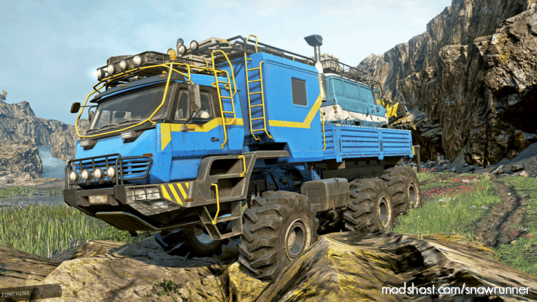 SnowRunner Truck Mod: Azov Iceberg V1.1.1 (Featured)