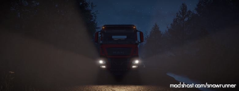 SnowRunner Mod: MAN Truck TGS 480 6X6 V1.0.2 (Featured)