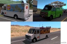 ATS Mod: Chevy Step VAN Pack In AI Traffic 1.38.X (Image #2)