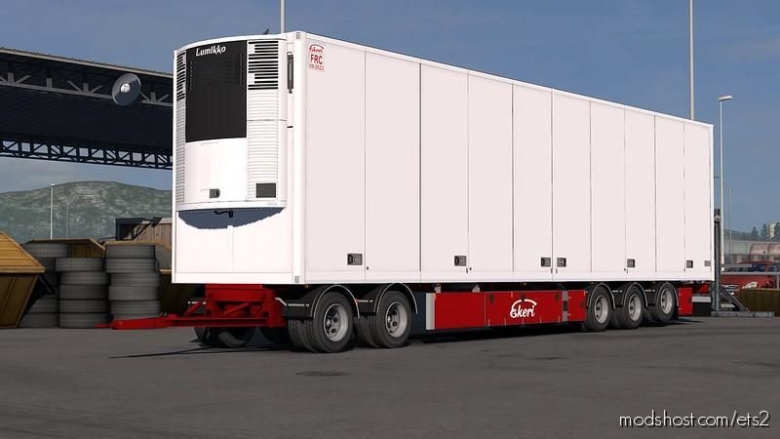 ETS2 Mod: Ekeri Tandem Addon Trailers By Kast V2.1.3 (Featured)