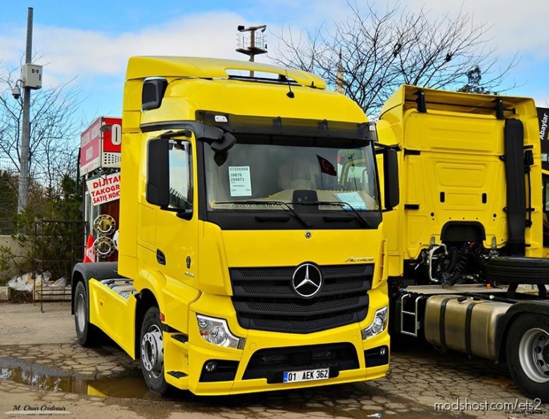 ETS2 Truck Mod: Mercedes Benz NEW Actros 2019 By Actros 5 Crew (Featured)