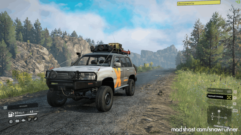 SnowRunner Car Mod: Toyota Land Cruiser 105 V1.0.1 (Featured)