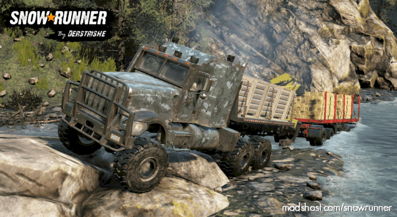 SnowRunner Truck Mod: International US Army (Featured)