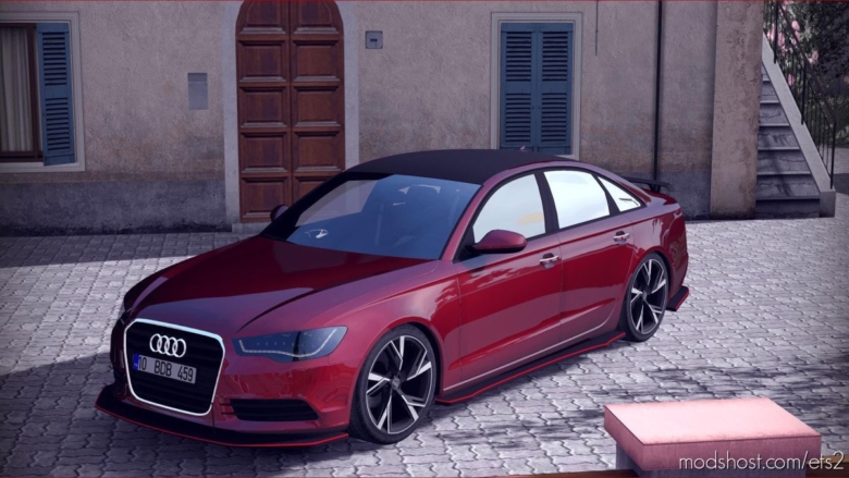 ETS2 Car Mod: Audi A6 Stance 1.37 (Featured)