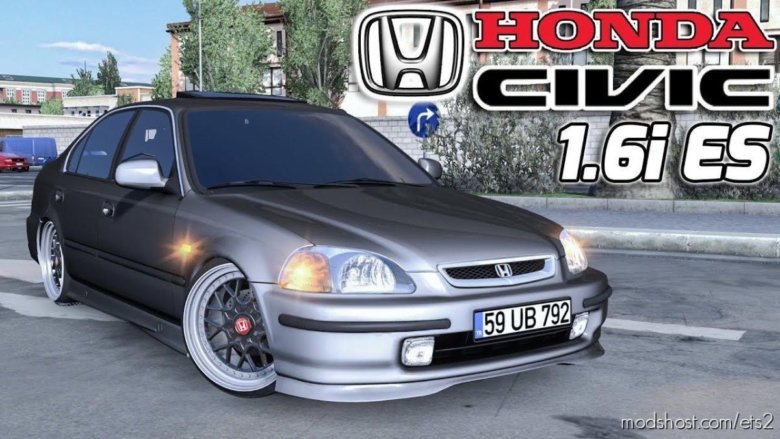 ETS2 Car Mod: Honda Civic IES Unlocked Version 1.37 (Featured)