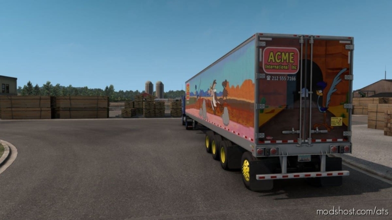 ATS Mod: Acme/Roadrunner Skin For Standard Trailers (Featured)