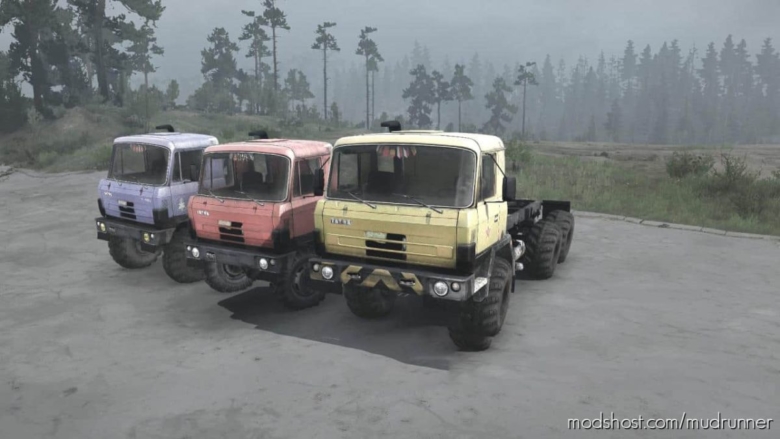 MudRunner Truck Mod: Tatra 815 Pack V19.08.19 (Featured)