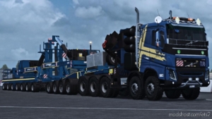 ETS2 Trailer Mod: Nooteboom Wind Blade Special And Regular Transport (Image #2)