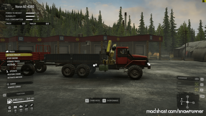 SnowRunner Truck Mod: Voron-Ae4380 Modified V1.2A (Featured)