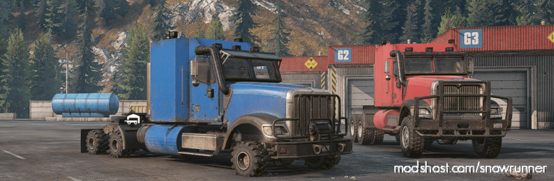 SnowRunner Truck Mod: Navistar “Vanishing Paint” V1.0.1 (Featured)