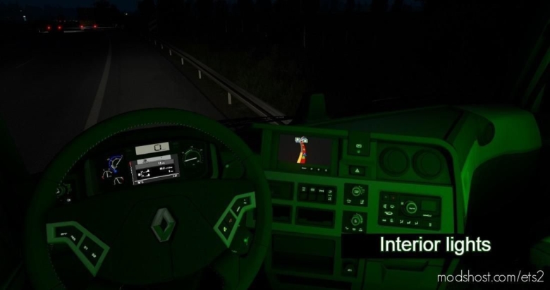 ETS2 Mod: Interior Light For ALL Trucks 1.35.X – 1.36.X (Featured)