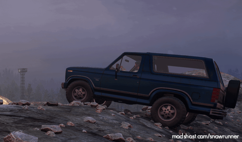 SnowRunner Car Mod: Ford Bronco 1983 V1.1.4 (Featured)