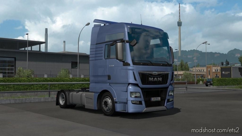 ETS2 Part Mod: LOW Deck Chassis Addon For SCS MAN TGX E6 (Featured)