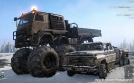 SnowRunner Truck Mod: Russian Redneck RR Azov 64131 OP V1.7 (Image #5)