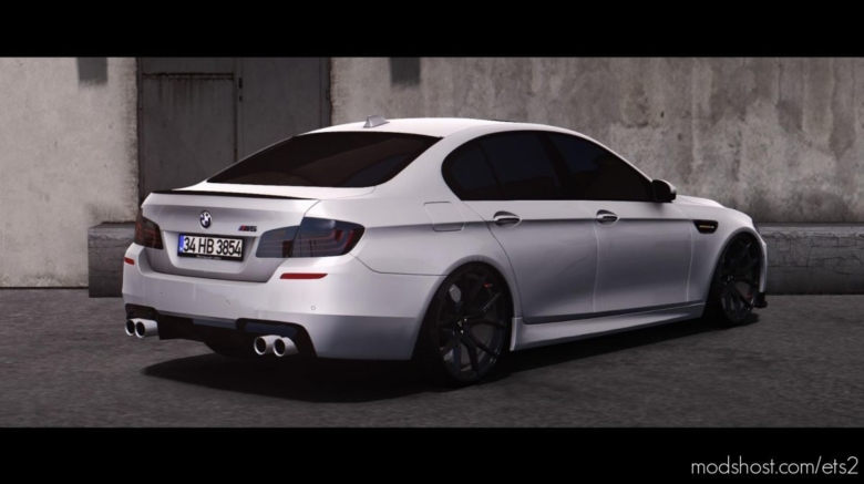 ETS2 Car Mod: BMW M5 F10 V2 1.38 (Featured)