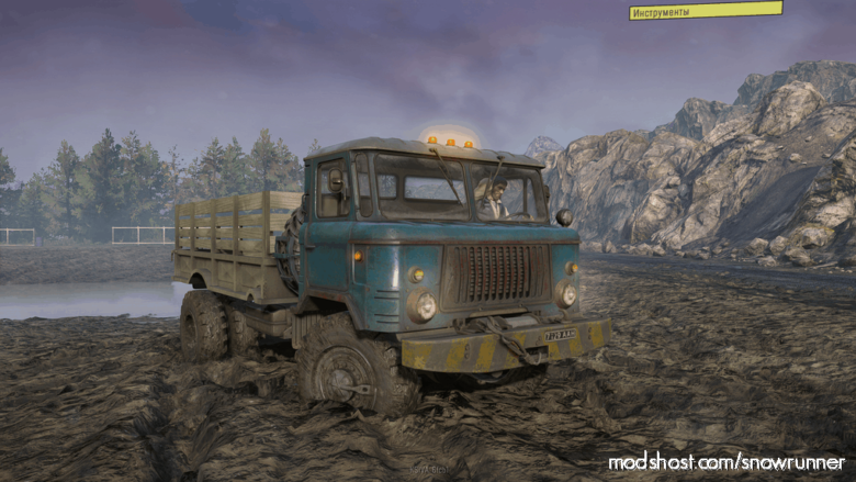 SnowRunner Mod: GAZ-66 Truck V1.0.1 Beta (Featured)