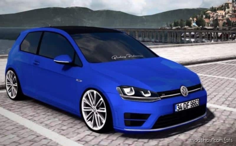 ATS Car Mod: Golf 7 Rline V2.1 1.38.X (Featured)