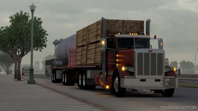 ATS Mod: Heavy Truck And Trailer Add-On For HFG Project 3XX 1.38.X (Featured)