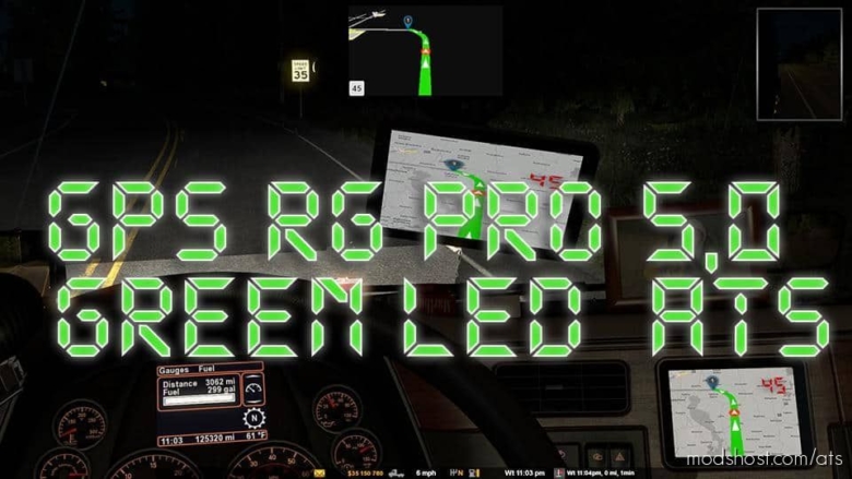 ATS Interior Mod: GPS RG PRO Green LED V5.0 (Featured)