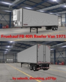 ATS Trailer Mod: Fruehauf FB 40FT Refregerator VAN 1971 V2.1 1.38 (Image #4)