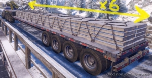 SnowRunner Mod: Stepdeck Semi-Trailer Quadaxle Improved (Image #2)