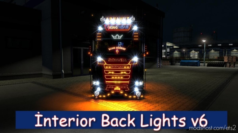 ETS2 Part Mod: Interior Back Lights V6 1.38 (Featured)