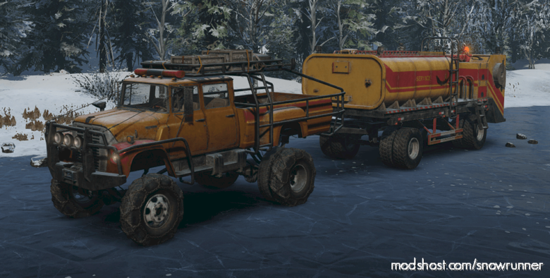 SnowRunner Truck Mod: Enhanced Intl Loadstar 1700 “Rockcrawler” M181 (Featured)