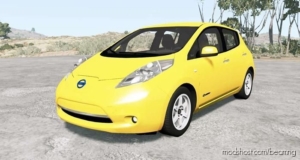 BeamNG Car Mod: Nissan Leaf 2014 V1.1 (Featured)