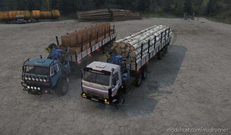 MudRunner Mod: Kamaz-65111 Truck V19.08.20 (Featured)