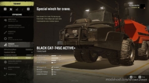 SnowRunner Truck Mod: Black Cat-745C Active+ V1.1 (Image #11)