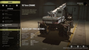 SnowRunner Truck Mod: Black Cat-745C Active+ V1.1 (Image #12)