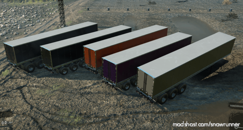 SnowRunner Mod: Ix-Tra Heavy Duty 7-Slot High-Saddle Trailer V2.0 (Featured)