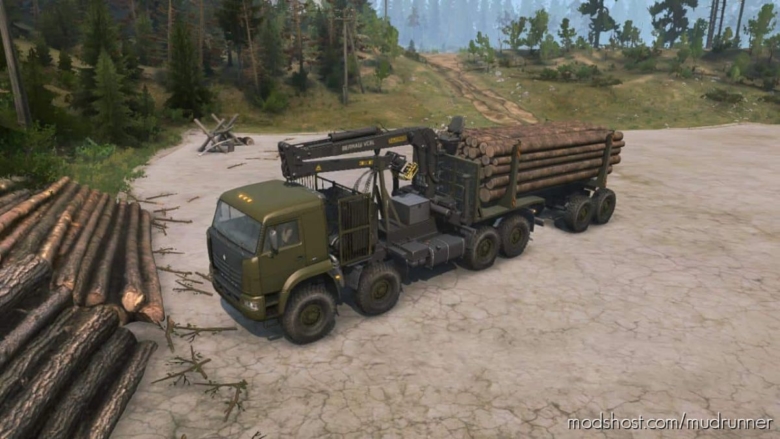 MudRunner Mod: Additional Addons For Kamaz 6560 V07.08.19 (Featured)