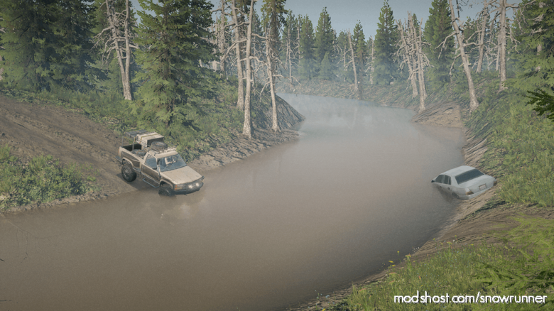 SnowRunner Mod: 4WD Map (Featured)