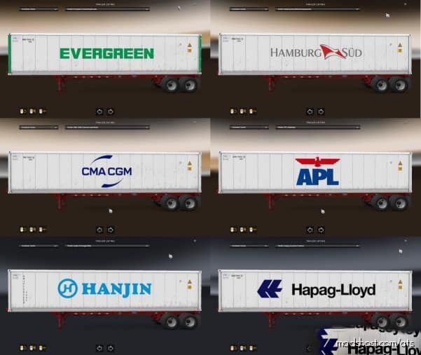 ATS Mod: Cargo Pack Reefer Containers 1.38 (Featured)