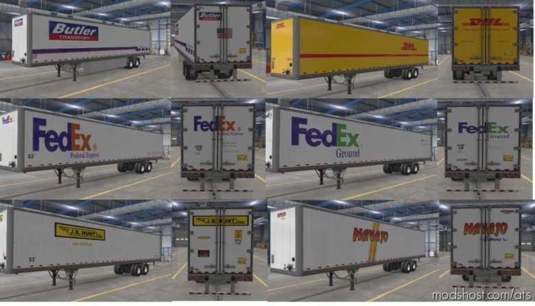 ATS Mod: US Trailers Pack 1.38.X (Featured)