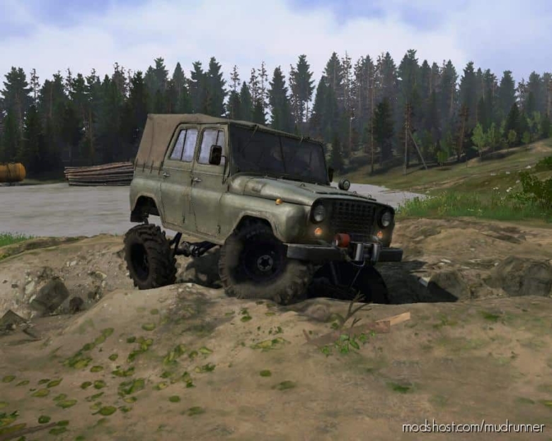 MudRunner Car Mod: Finalization Of The Default UAZ 469 And 3151 (Featured)