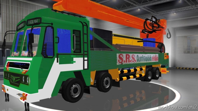 ETS2 Truck Mod: Borewell Lorry Drive 1.38 (Featured)