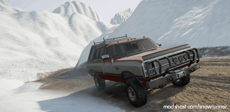 SnowRunner Car Mod: 1993 Dodge RAM Cummins V1.0.4 (Featured)