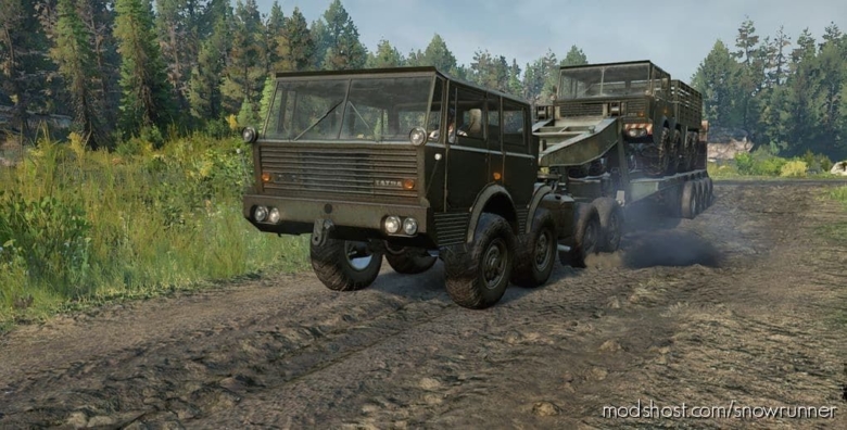 SnowRunner Truck Mod: Tatra 813 8×8 Kolos V1.0.2 (Featured)