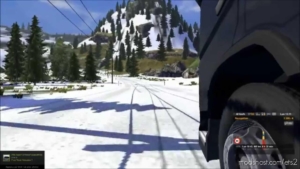 ETS2 Mod: First Snow Mod (6 Years OLD MOD) Reworked 1.31-1.38 (Image #4)