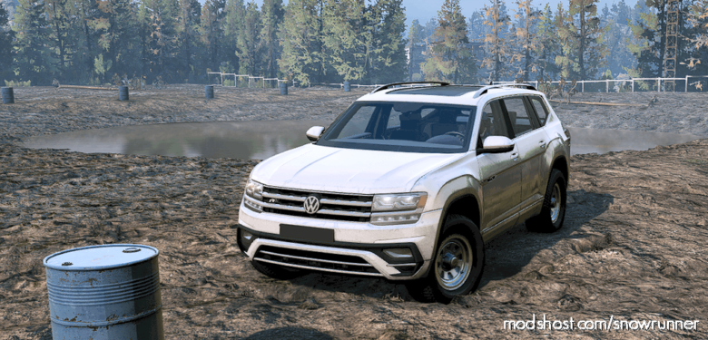 SnowRunner Car Mod: Volkswagen Atlas R-Line 2017 1.2.0 (Featured)