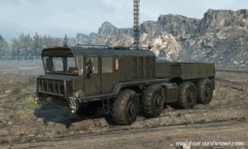 SnowRunner Truck Mod: Kzkt-74281 V1.0.1 (Image #4)