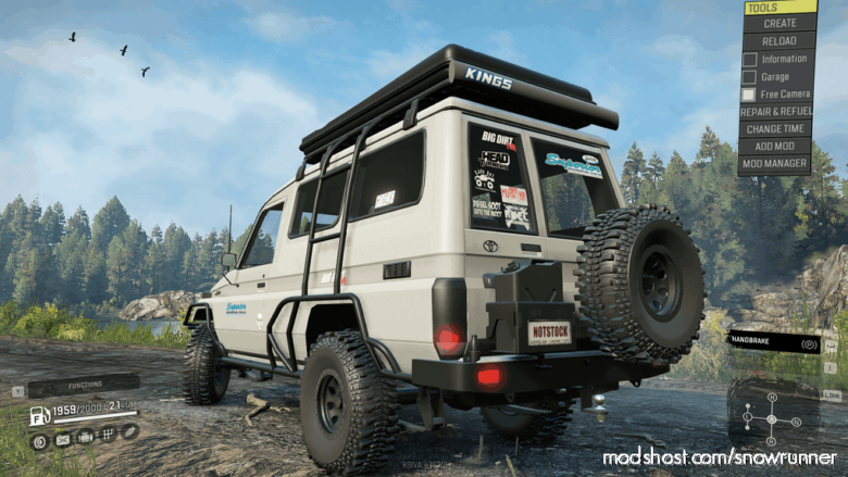 SnowRunner Car Mod: NOT Stock’s Trish The Troopy (Featured)