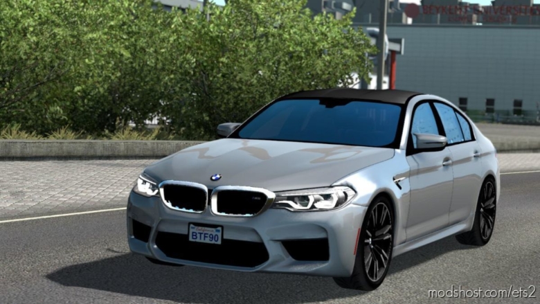 ETS2 Car Mod: BMW M5 F90 V1R40 1.38 (Featured)