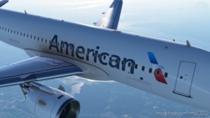 MSFS 2020 Livery Mod: A320 NEO American Airlines (Image #2)