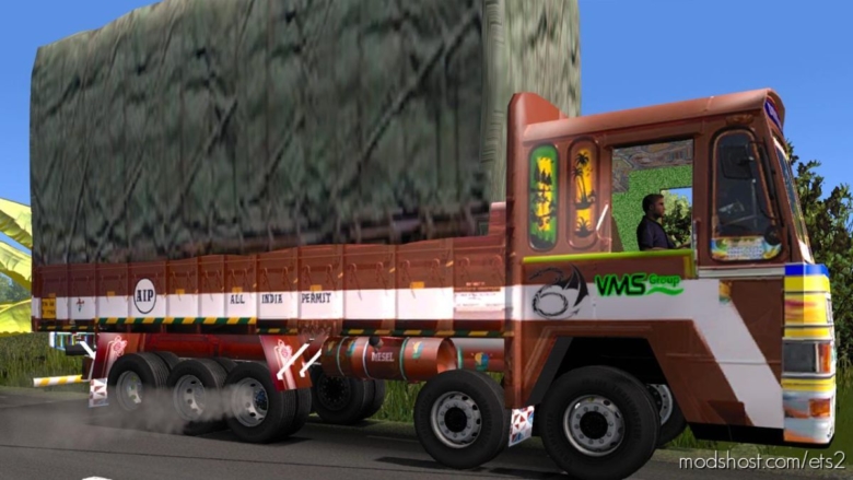 ETS2 Truck Mod: Heavy Load Lorry (16 Wheels) 1.38 (Featured)