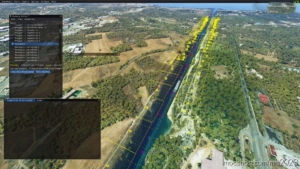 MSFS 2020 Scenery Mod: Corinth Canal – Fixes Improvements And Additions (Image #4)