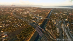 MSFS 2020 Scenery Mod: Corinth Canal – Fixes Improvements And Additions (Image #5)