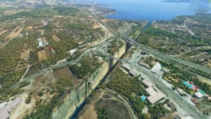 MSFS 2020 Scenery Mod: Corinth Canal – Fixes Improvements And Additions (Image #7)